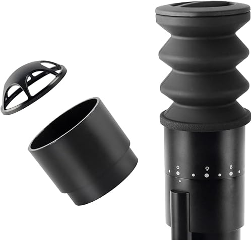 CAFEMASY Tolva de dosis única con fuelle y evita que los granos de café salten hacia afuera la parte del molinillo de café con tolva de granos