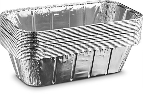 [50 Pack - 5lb Loaf Size ] Propack Disposable Aluminum Foil Meal Prep Cookware Loaf Pans 12.5"x6.5"x2.5", Oven, Toaster, Grill, Cooking, Roasting, Broiling, Baking, Event, Take Out, Restaurant - Thumbnail 4