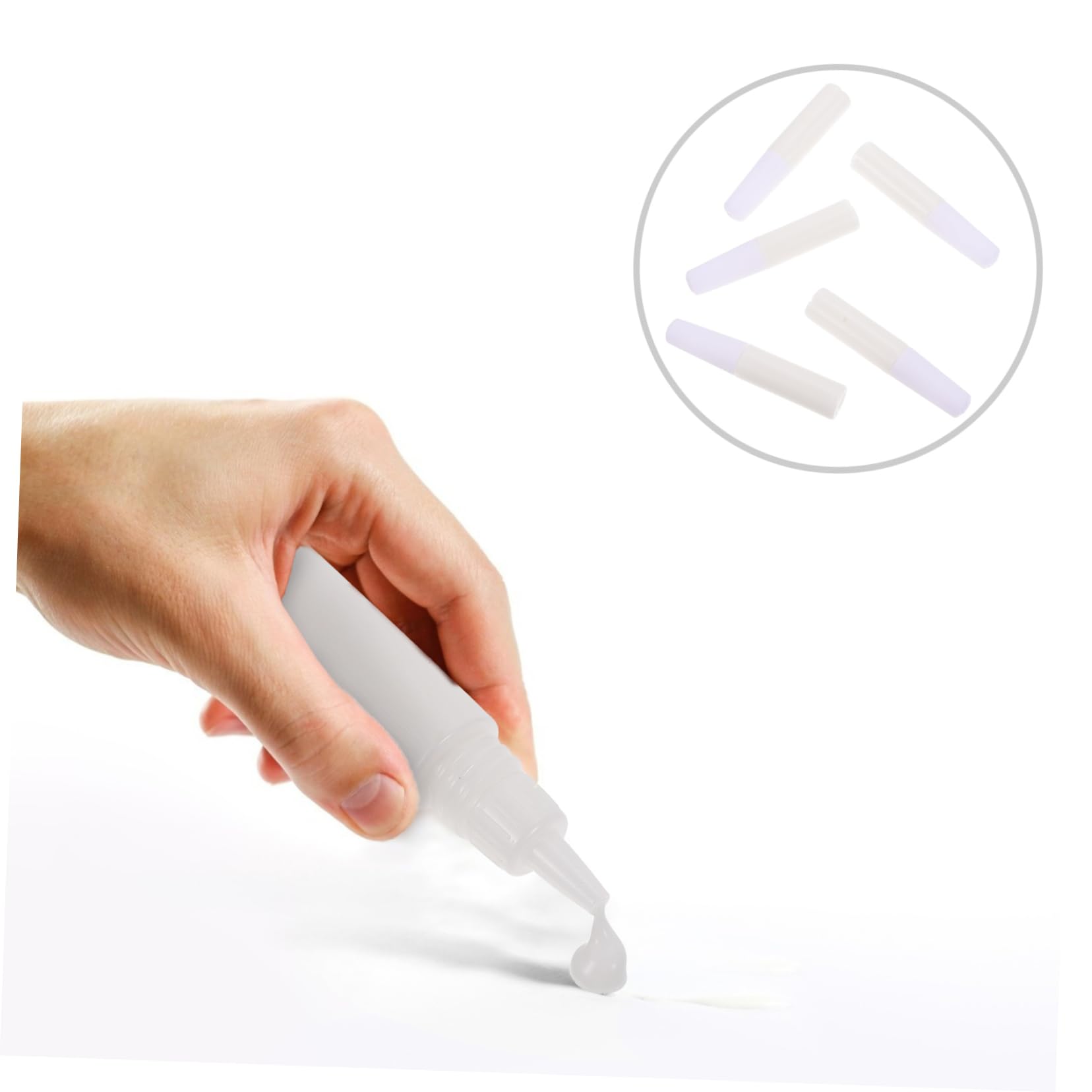 Pegamento Líquido para Manualidades DIY white 6ml, 50 Piezas