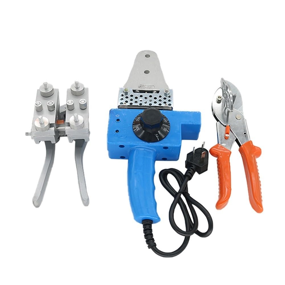 Máquina soldadora de correas redondas de PU, adhesivo de poliuretano for correas redondas, conector soldador de correas de PU de 300 °C, con accesorios y tijeras, for correas trapezoidales, correas pe