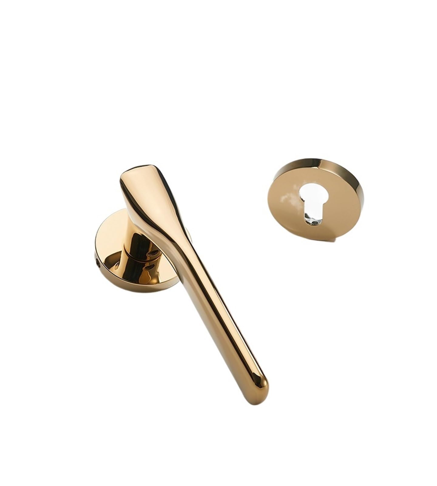 Aepqbgqj One Color Zinc Alloy Split Lock Minimalist Silent Bathroom Indoor Bedroom