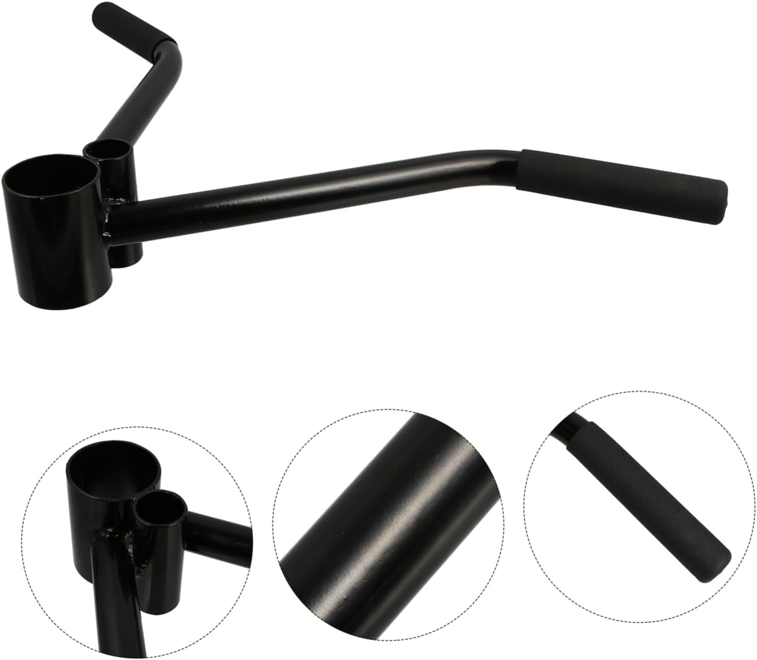 Barbell Attachment T-bar Handle Strength Training Handle for Squat Workout