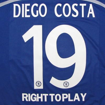 Amazon Co Jp Uefaチャンピオンズリーグのチェルシー14 15試合着用プレーヤー発行シャツs Sジャージーhazard Diego Costaファブレガスサッカーサッカー 19 Diego Costa L ファッション