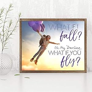 Whatififallohmydarlingwhatifyouflyinspirationalquotesposterforhomeofficedecormotivationalupliftinggiftideaflyingkidinballoons11x14unframedtypographyartprintposter Urban Country Home Decor What if i fall oh my darling what if you fly inspirational quotes poster for home office decor motivational uplifting gift idea flying kid in balloons 11×14 unframed typography art print poster urban country home decor