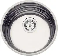 Cuba de embutir Tramontina Basic 30 BL em Aço Inox Natural Ø 30cm