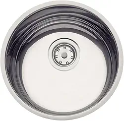 Cuba de embutir Tramontina Basic 30 BL em Aço Inox Natural Ø 30cm