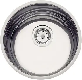 Cuba de embutir Tramontina Basic 30 BL em Aço Inox Natural Ø 30cm