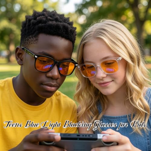 Image of Blue Light Blocking Glasses for Kids Boys Girls Computer Glasses TR90 Unbreakable Anti-Glare UV400 age 2-18 | CHEERS DEVICES Blue Light Blocking Glasses for Kids Boys Girls Computer Glasses TR90 Unbreakable Anti-Glare UV400 age 2-18