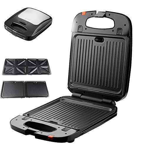 Elektrische Waffeleisen Hersteller Sandwich Maschine Bubble Egg Cake Ofen Küche Frühstück Donuts Multi-Bäcker Toaster 1400W,B