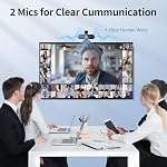EMEET NOVA 4K Webcam for PC - Ultra 4K HD, PDAF Autofocus, Dual Omnidirectional Mics, 73° FOV, Auto Light Correction, USB-A, Privacy Cover, Ideal for High-End Business Meetings&Live Streaming - Image 4