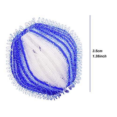 JUSTDOLIFE 12 peças Bola secadora Remoção de cabelo Reutilizável Magic Laundry Ball Lavar Bola