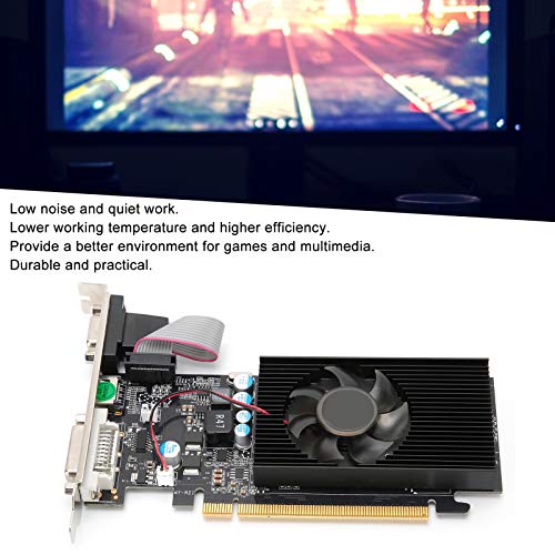 Oumij1 Video Card Graphics Card Desktop Video Card PCI Efficient Computer Accessories 1G 64bit, default - Image 2