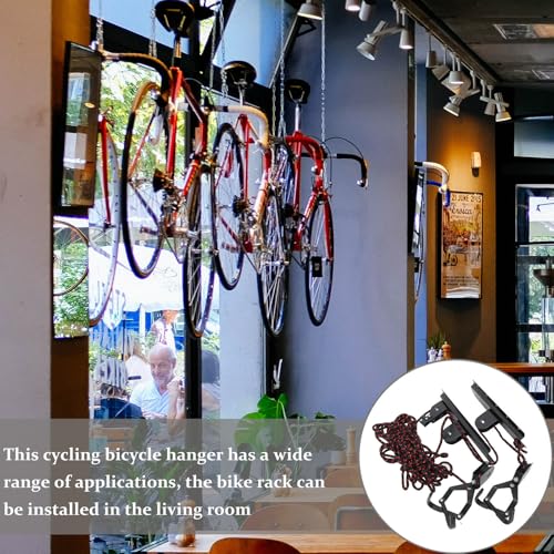 Colgador de bicicletas estable de pared en interiores para almacenar 5