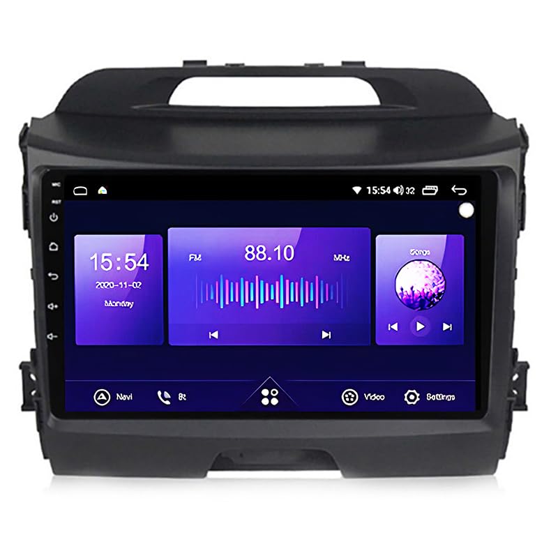 【Navigazione WiFi e GPS】Dotato di un ricevitore multimediale digitale WiFi integrato, questo dispositivo consente di navigare online o scaricare applicazioni direttamente quando connesso a un hotspot WiFi. La navigazione GPS online e offline integrata aiuta a trovare la strada con facilità, visualizzando chiaramente le app di navigazione del tuo smartphone sull'ampio schermo per una maggiore praticità.