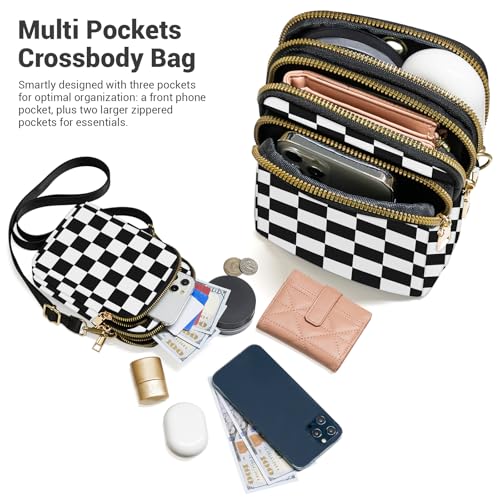 Image of YINHEXI Small Crossbody Bags for Women, Mini Cell Phone Wallet Purse, Shoulder Bag for Women and Men