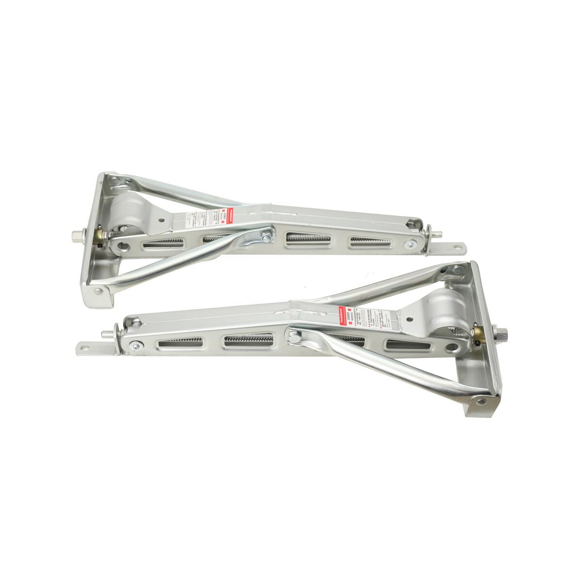 2er Set Ausdrehstütze Wohnwagen Wohnwagenstützen Kurbelstütze Kurbel Stützen Traglast 1600 Kg Stahl verzinkt universal passend (105mm bis 520mm H:415mm)