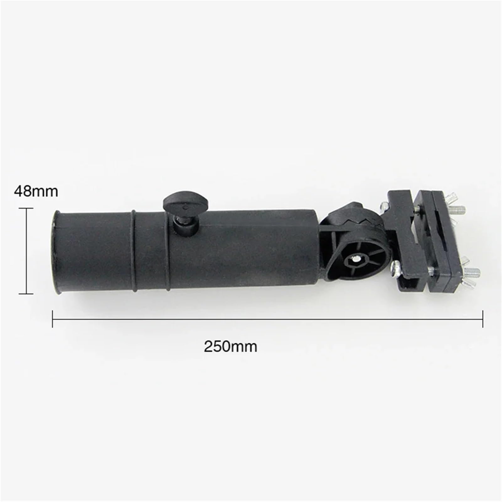 Golf Schirmhalter Golf-Schirmhalter, Verstellbarer Winkel, Schirm-Stützrahmen for Golfwagen, Rollstuhl(25cm)