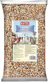 Kaytee Bird & Balcony Wild Bird Food No Mess Seed Blend for City Dwelling Birds Like Finches, Sparrows, Mourning Doves and More, 5 lb