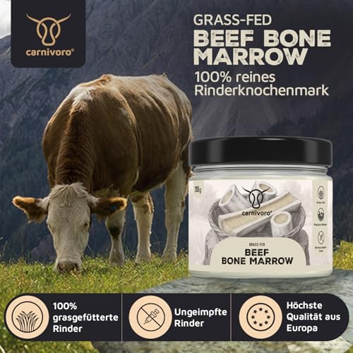 Carnivoro Rinderknochenmark - Beef Bone Marrow - 200g