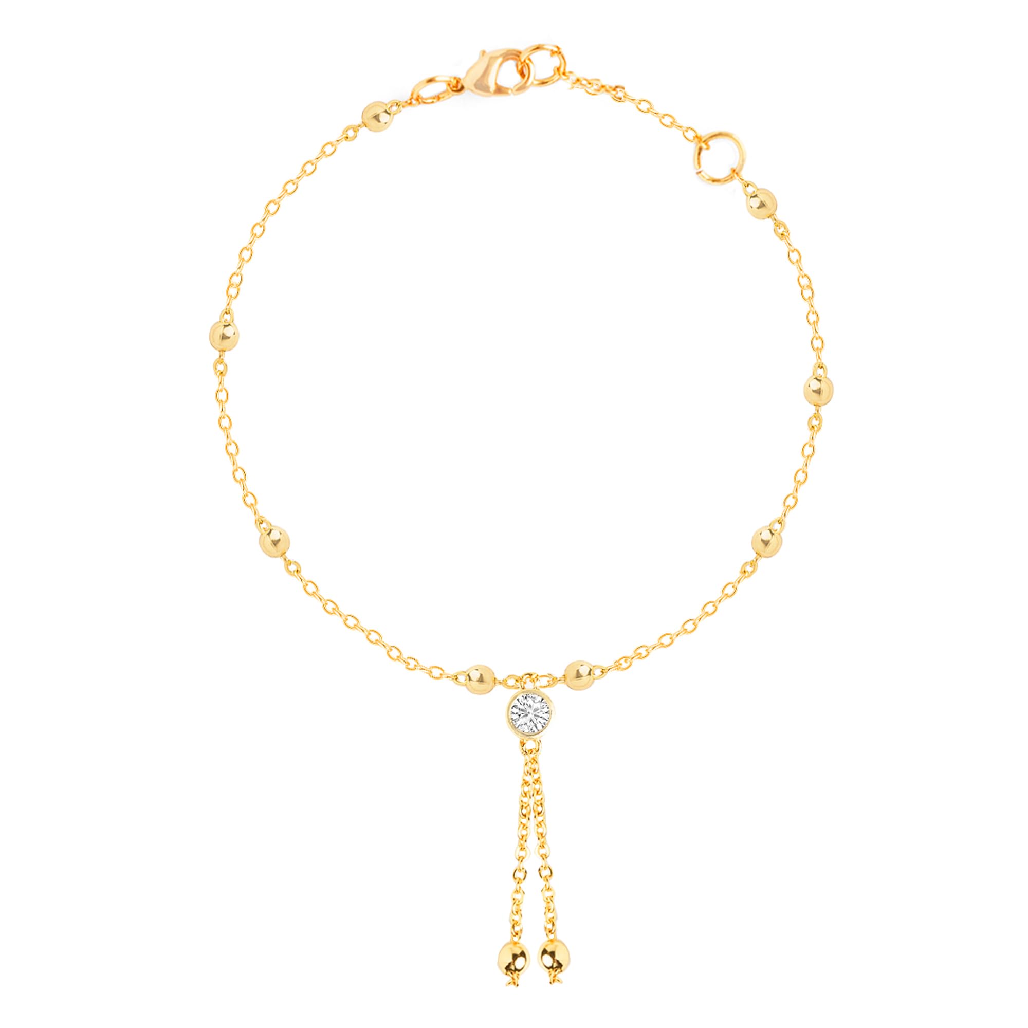 MINUTIAE Gold-Plated Motif Chain Anklet for Womens & Girls_MNT0394_G (B0D47XXRJ4) Amazon Price History, Amazon Price Tracker