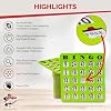 MR CHIPS 50 Jam Proof Bingo Cards with Sliding Windows and Master Board