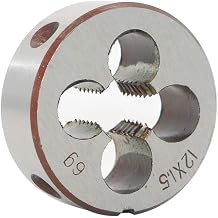 LingGan HSS 12mm X 1.5 متري اليد اليمنى يموت ، آلة الخيط يموت M12 X 1.5mm الملعب للقطع ، سبائك الصلب ، يمكن معالجة الصلب ، الحديد الزهر ، النحاس والألمنيوم.