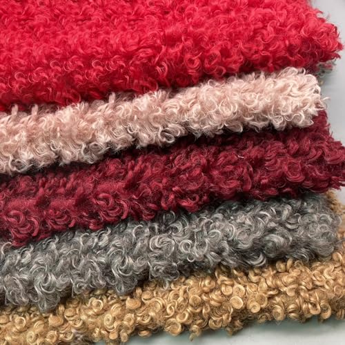 Matériel de couture en tissu polaire sherpa bouclé pour vêtements et jouets d'enfants