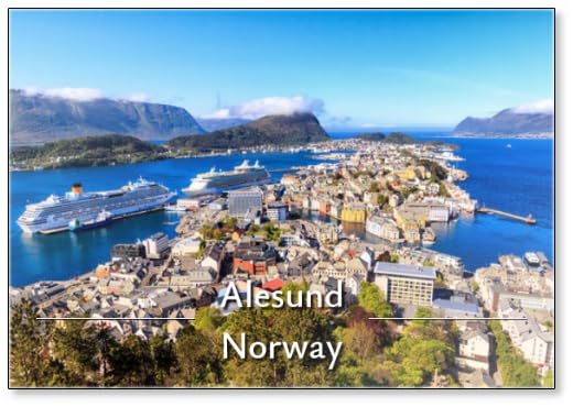 Alesund Norway, Fridge Magnet