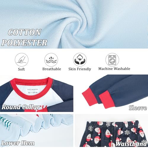 HYCLES Family Matching Pajama Sets, Long Sleeve Sleepwear Pjs for Adults Teens Women Men4