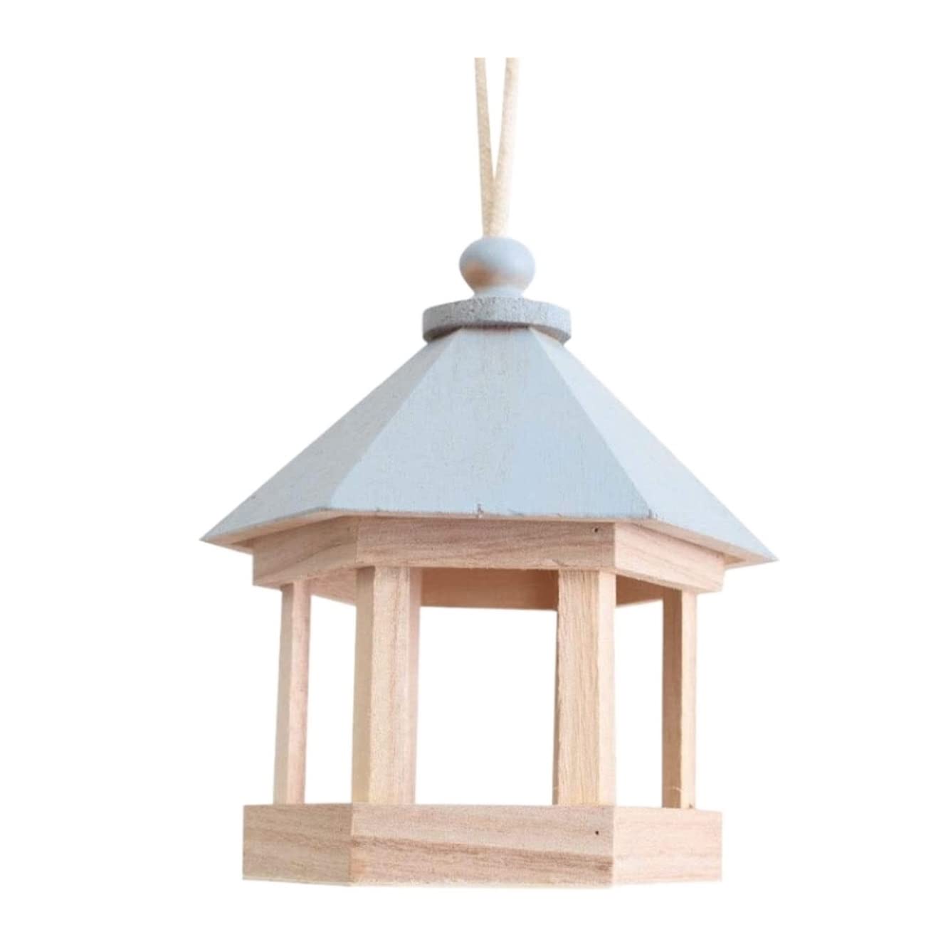 Magiatoia per Uccelli Bird Feeder Mangiatoia Per Uccelli Selvatici Da Appendere In Legno Per Giardino All'aperto Al Chiuso Sparrows