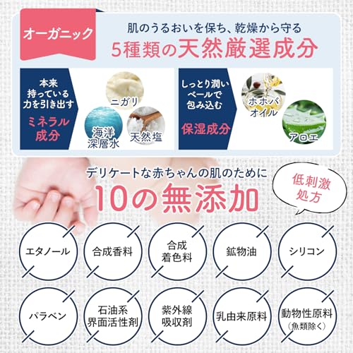 ばぶばぶストア 高保湿 ベビーローション マシュマロ 120ml 15-09835-01 の商品画像 5