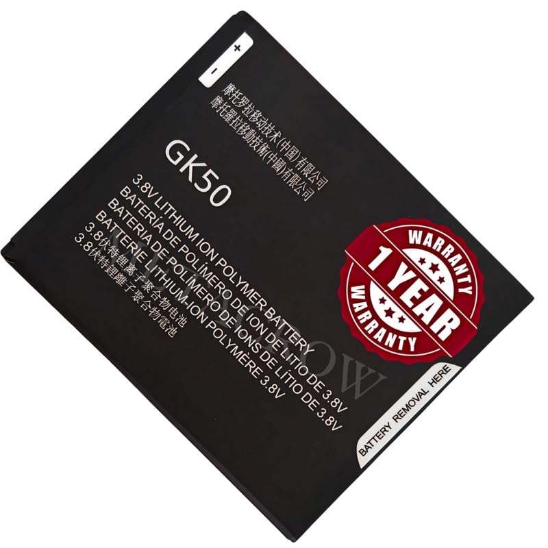 Image of Original GK50 Battery Compatible for Motorola Moto E3 Power (XT1706) - (3500mAh) - 1 Year Warranty JK1