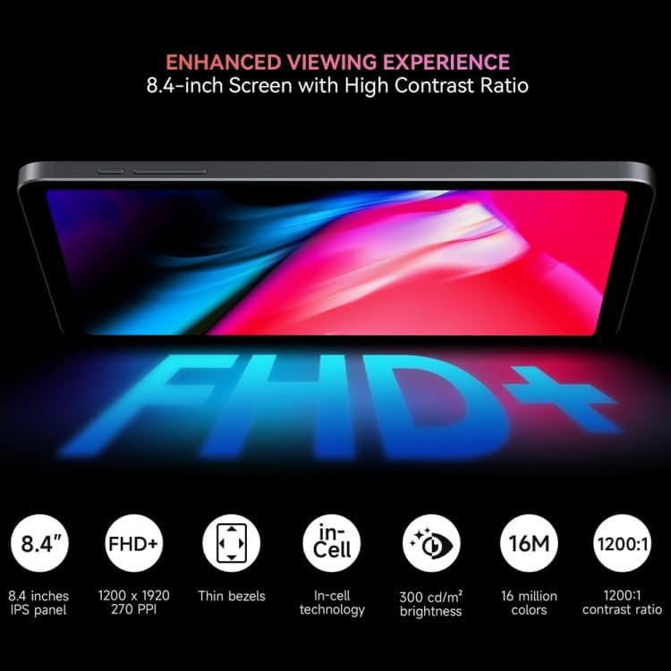 ALLDOCUBE iPlay 50 Mini T811 tablet demonstrating Widevine L1 support for HD streaming.