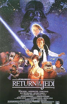 Affiche Le Retour du Jedi mesurant 69 x 102 cm idée cadeau originale pour cinéphile