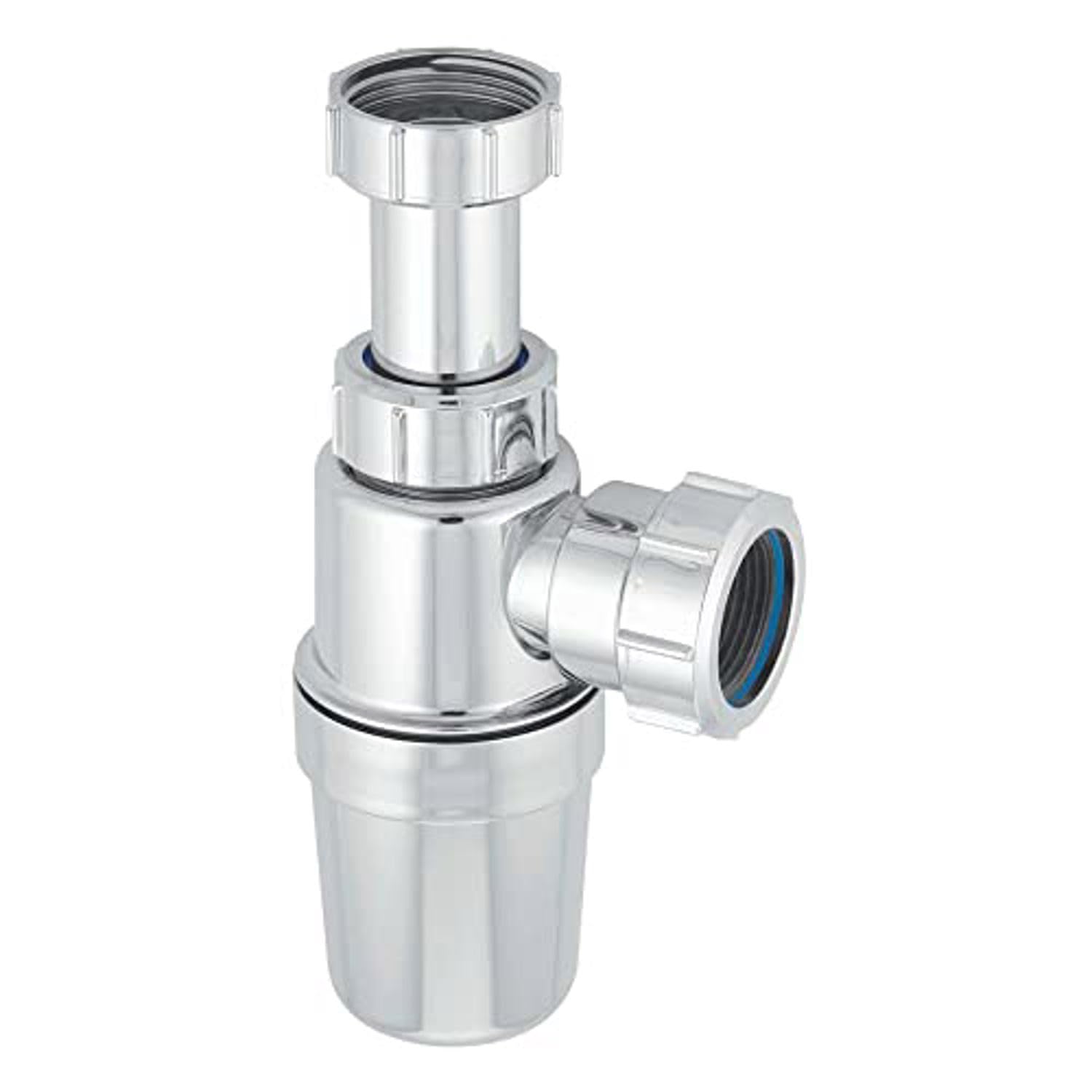 Mcalpine Caa10 Chrome Adjustable Inlet Slim Bottle Trap - 1 1/4" Bsp 5036484000781