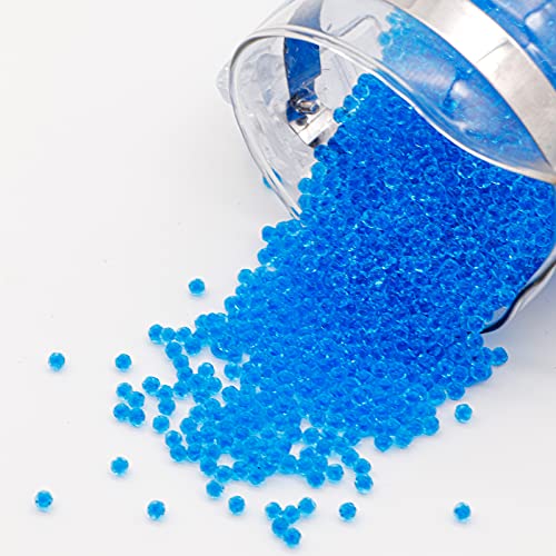 Gel Ball Blaster Electric Water Bead Gun Toy Refill Ammo,Jelly Ball Gun Water Grow Balls for Kids Tactile Sensory Toys,Eco Friendly,Non-Toxic,vases,Plants,Home Decoration(Blue,10pack,6-7-8mm)