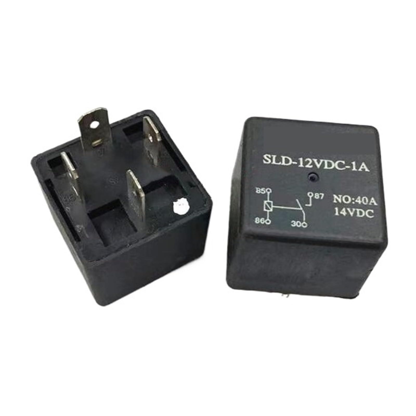 Relais 12V 40A SLD-12VDC-1A pour commutation de puissance électrique - Lot de 10