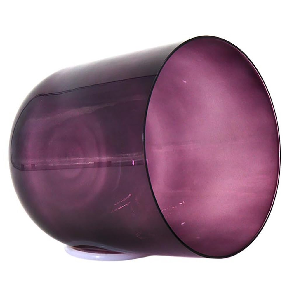Campana tibetana in Cristallo Purple Alchemist, Campana tibetana al Quarzo, Oggetti di Scena per la Meditazione, alleviare l'ansia da Fatica, per Principianti e Professionisti (Colore: 7 pol