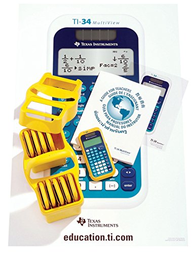Texas Instruments TI-34 MultiView Scientific Calculator - Teacher Kit (10 pack)