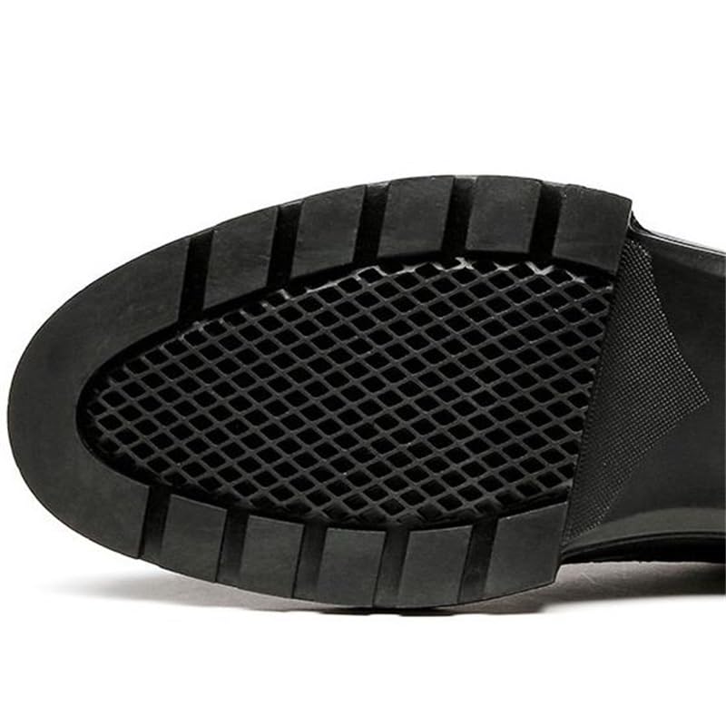 Men's Fashion Versatile Pointed Toe Wedding Leather Shoes Oxford Lace Up Shoes Comfortable Rubber Soft Sole Shoes(White-Patch Five-Pointed star4,6)4