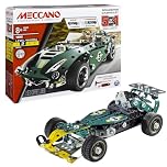 BANDAI - Meccano Retro Friction Cabriolet - Construction Set 5 Models - 225 Pieces, Retraction Motor, Tools, Instructions - Car Assembly Kit - Toy from 8 Years - APM20102