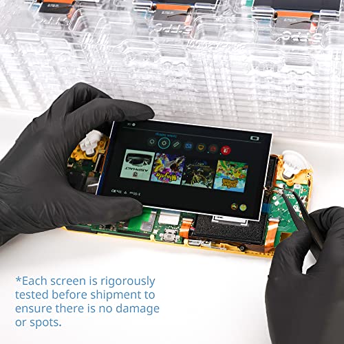 Nintendo Switch Liteの交換用スクリーン、LCDスクリーンディスプレイパネル+粘着+スクリーンプロテクター修理キット。