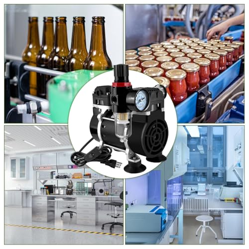 Verrich OL50L 50L/Min Lab Vacuum Pump Oilless Mute Pump-90Kpa Air Pump Oil Free Diaphragm thumb #6