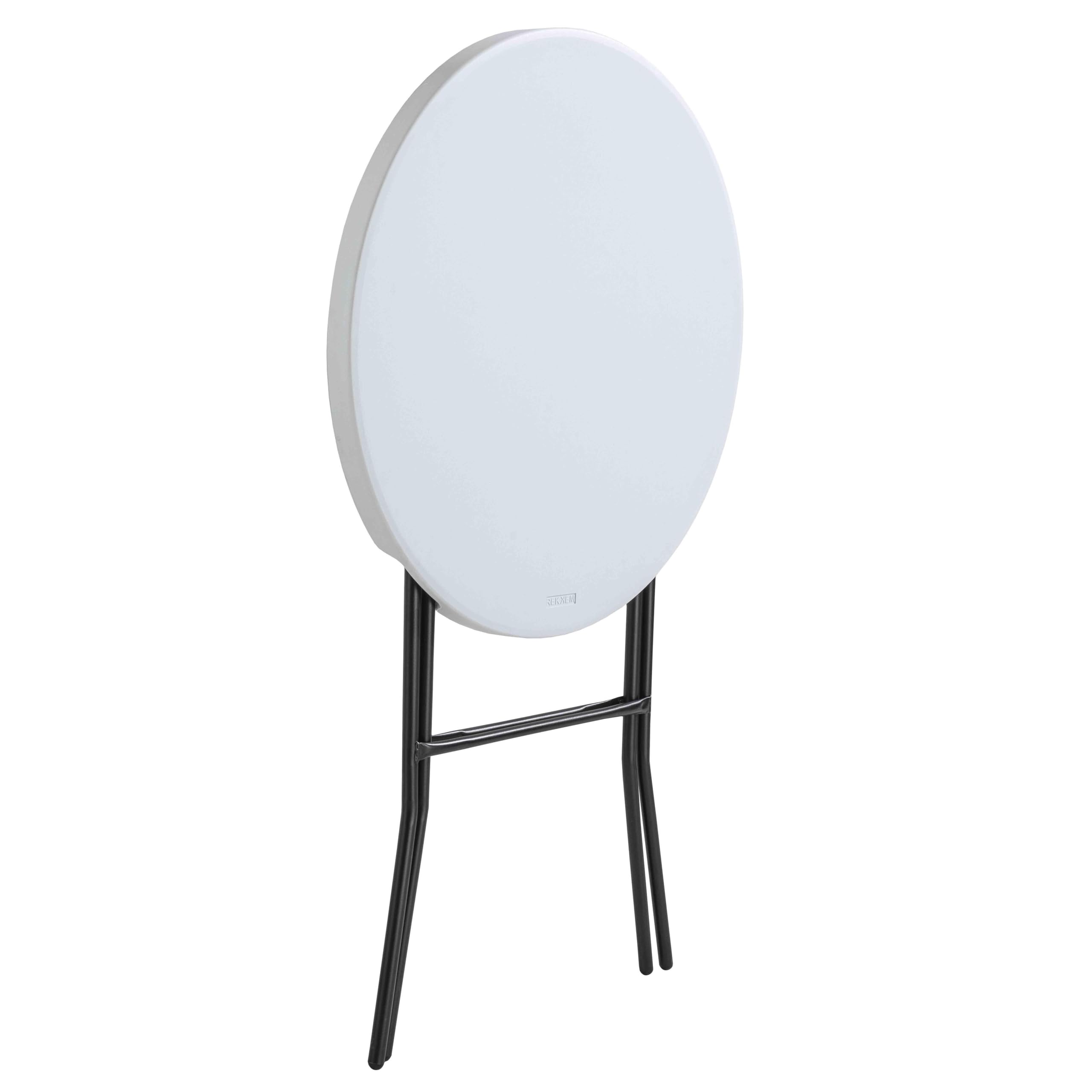 Table Mange-Debout Pliante Blanche