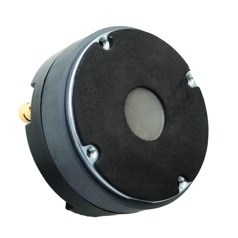 Seven Soundvector SVT3401-B Driver de Compresión Tweeter Motor de Agudos Diafragma de Titanio 34mm Sensibilidad 107dB Potencia Nominal 40W AES 160W Peak para Altavoces Profesionales de 12"