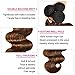 Beauty Forever Ombre Highlight Brazilian Body Wave Virgin Hair 3 Bundles 12 14 16 Inch,Ombre Blonde Remy Human Hair Wavy Weaves Hair Extentions Color FB30