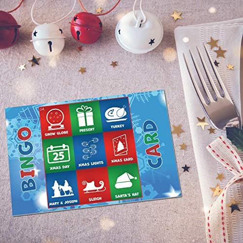 UKPG Christmas Stocking Filler | CHRISTMAS BINGO | For Children, Family, Kids, Christmas Party, Christmas Family Game, Christmas eve box fillers, Christmas stocking fillers