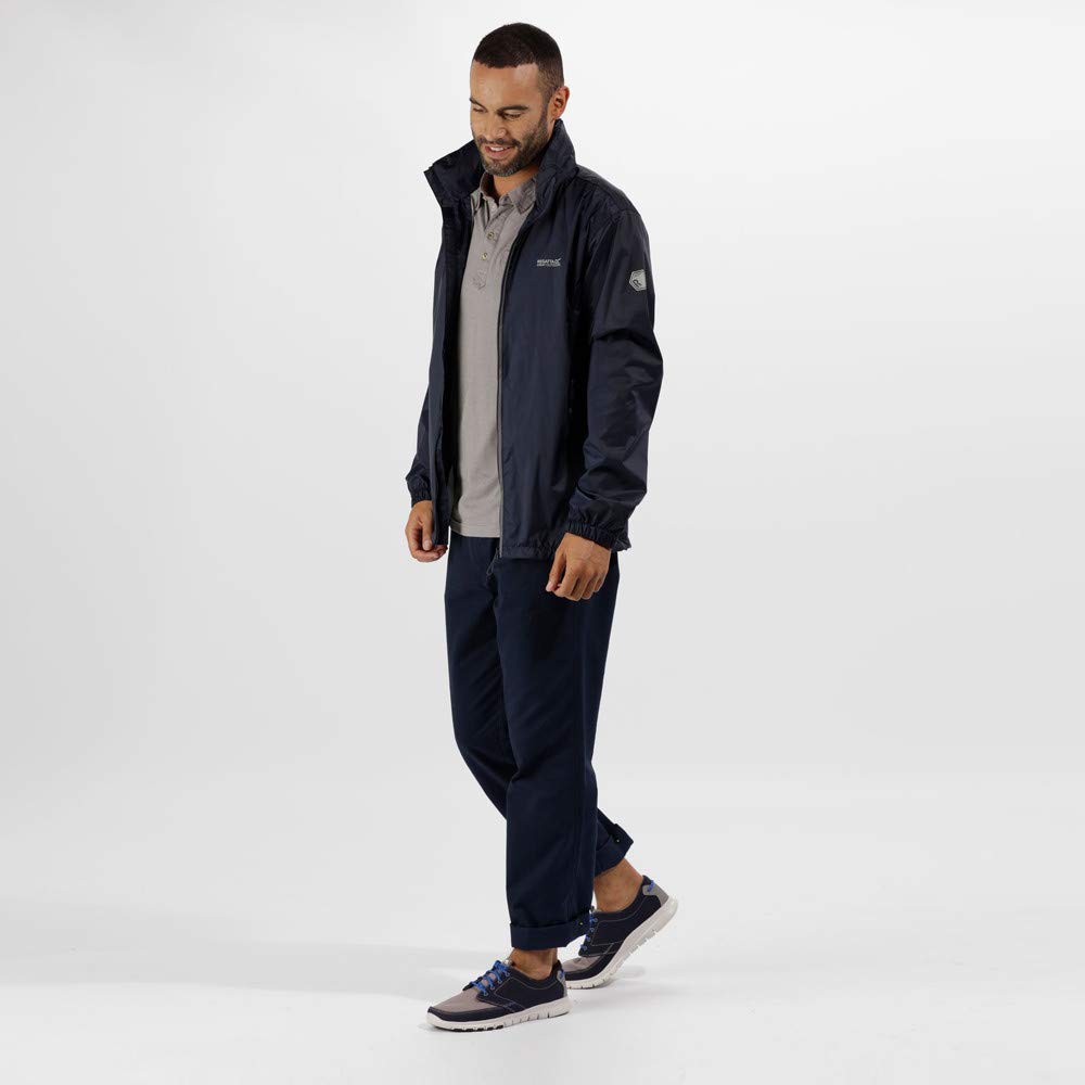 Regatta Chubasquero Lyle IV Impermeable Y Transpirable Con Forro de Malla Oculta Con Capucha Y Cubierta Activa Jackets Waterproof Shell Hombre (Pack de 1)
