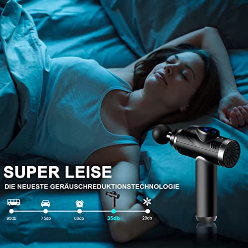Massagepistole, Massage Gun Massage Pistole mit 30 Geschwindigkeiten Muskel Massagegerät Fitgun Handmassagegerät für… - Image 7