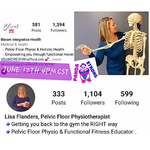 #PandaStrongPodcast- Interview with #LisaFlanders of #BloomPhysiotherapy)